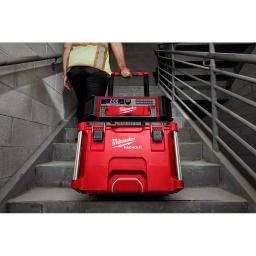 Milwaukee M18 PACKOUT Radio/Speaker with Charger, 22 in. Rolling Tool Box & 16 Qt. Cooler Kit thumbnail 8
