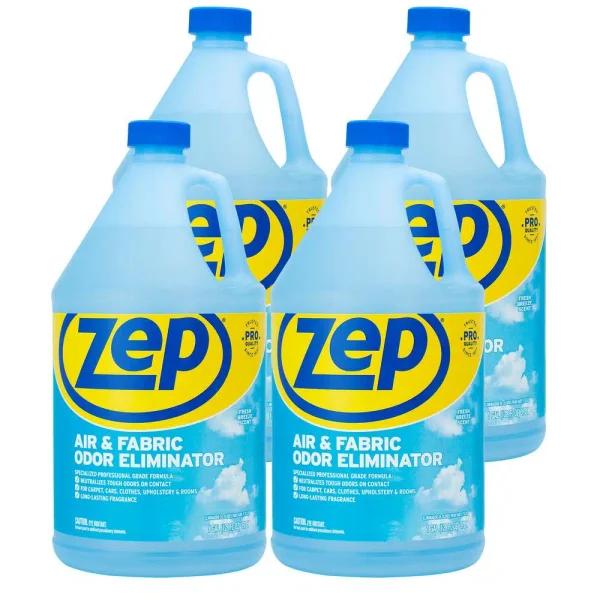 ZEP Commercial Air and Fabric Odor Eliminator, Fresh Breeze Scent, 1 Gallon (Case of 4)