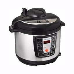 PREMIUM 5.2 Qt. Digital Electric Pressure Cooker with Browning Control, Silver and Black thumbnail 2