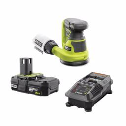 RYOBI 18V ONE+ 5 in. Random Orbit Sander Kit with 2.0 Ah Battery and Charger thumbnail 1