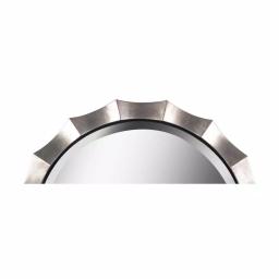 Kenroy Home Chorale 34 in. Round Silver Contemporary Accent Mirror thumbnail 2