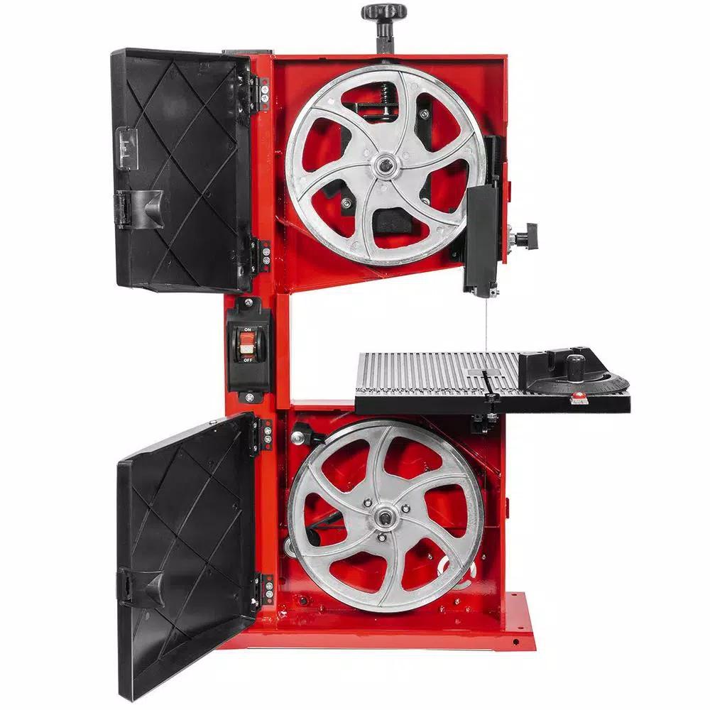 XtremepowerUS 9 in. Professional Stationary Wood Cutting Band Saw, 3 Amp, 2340 RPM with Dust Collection Port