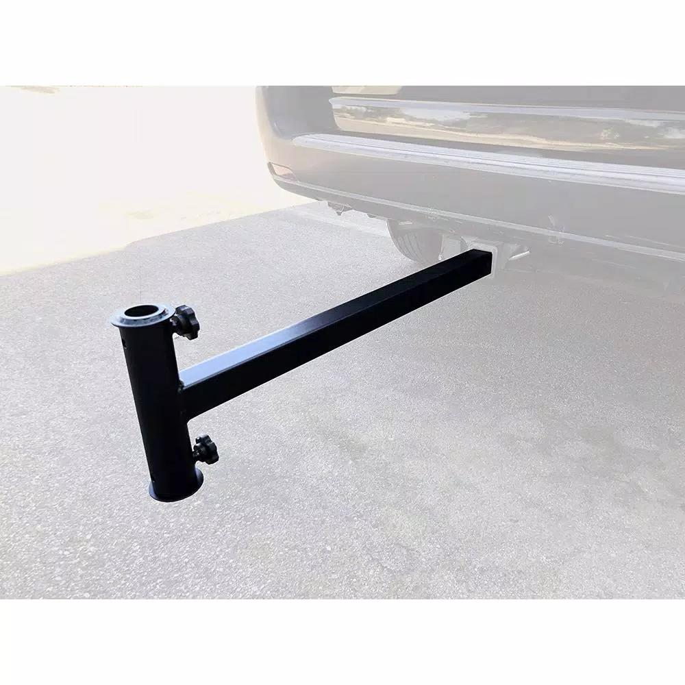 MaxxHaul Heavy-Duty Steel Hitch Mount Umbrella Holder, 2 in. Receiver, 500 lb Capacity