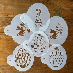Designer Stencils Faberge Eggs and Easter Bunnies Cookie Stencil Bundle, 6-Pattern Set thumbnail 3