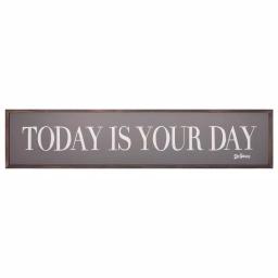 Pinnacle Patton Wall Decor Dr. Seuss Today Is Your Day Framed Wood Wall Art, 49 in. x 11 in. thumbnail 2