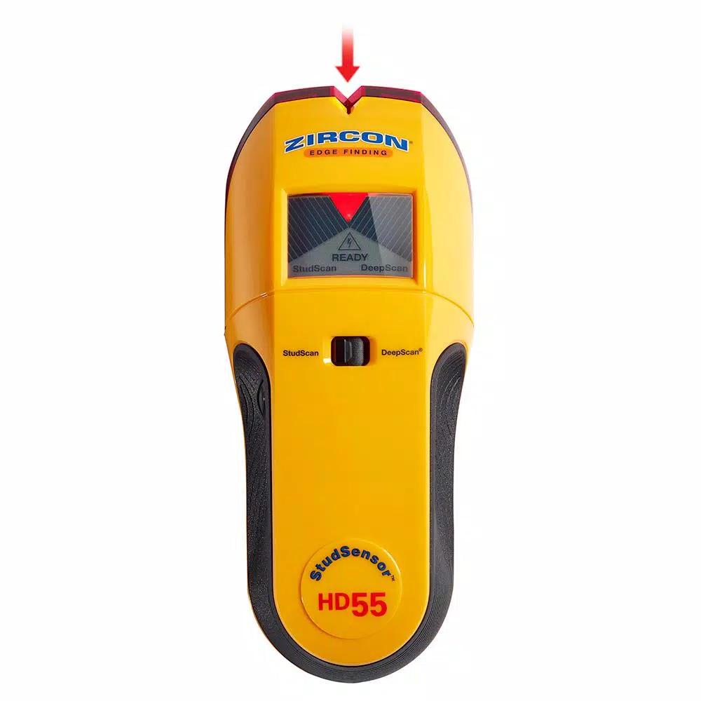 Zircon StudSensor HD55 Deep-Scanning Stud Finder with LCD Display