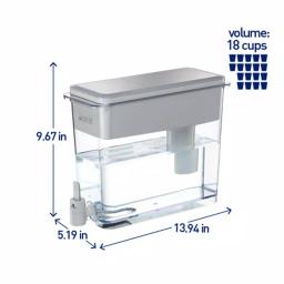 Brita UltraMax 18-Cup Extra Large Filtered Water Dispenser, BPA Free thumbnail 3
