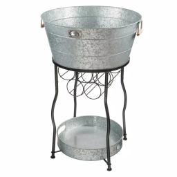 Artland Oasis XL Galvanized Steel Party Station with 30 Gal Tub and Stand thumbnail 1