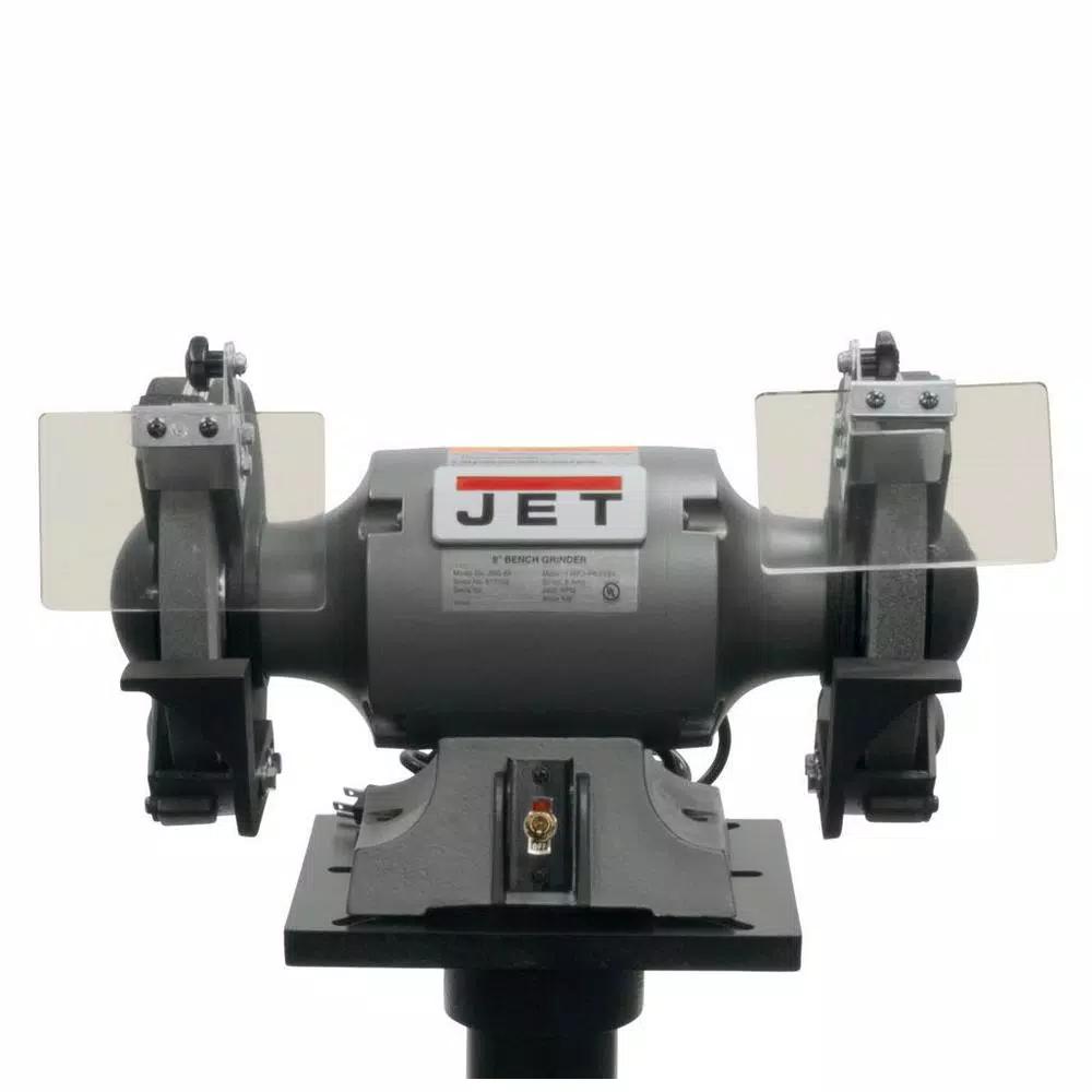 JET JBG-8A 8 in. Shop Grinder with JPS-2A Stand
