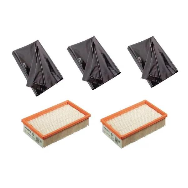 Hilti VC 300-17 X Vacuum Maintenance Pack - 2 Standard Filters & 15 Plastic Bags (17-Piece Set)