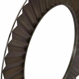 Household Essentials 37" Bronze Sunburst Round Wall Mirror - Contemporary Glam Accent Mirror thumbnail 7