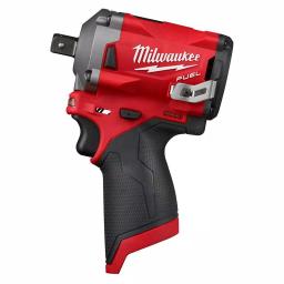 Milwaukee M12 FUEL 12V Brushless Cordless Stubby Impact Wrench Combo Kit (3/8 in. & 1/2 in.) with Two 3.0 Ah Batteries thumbnail 2