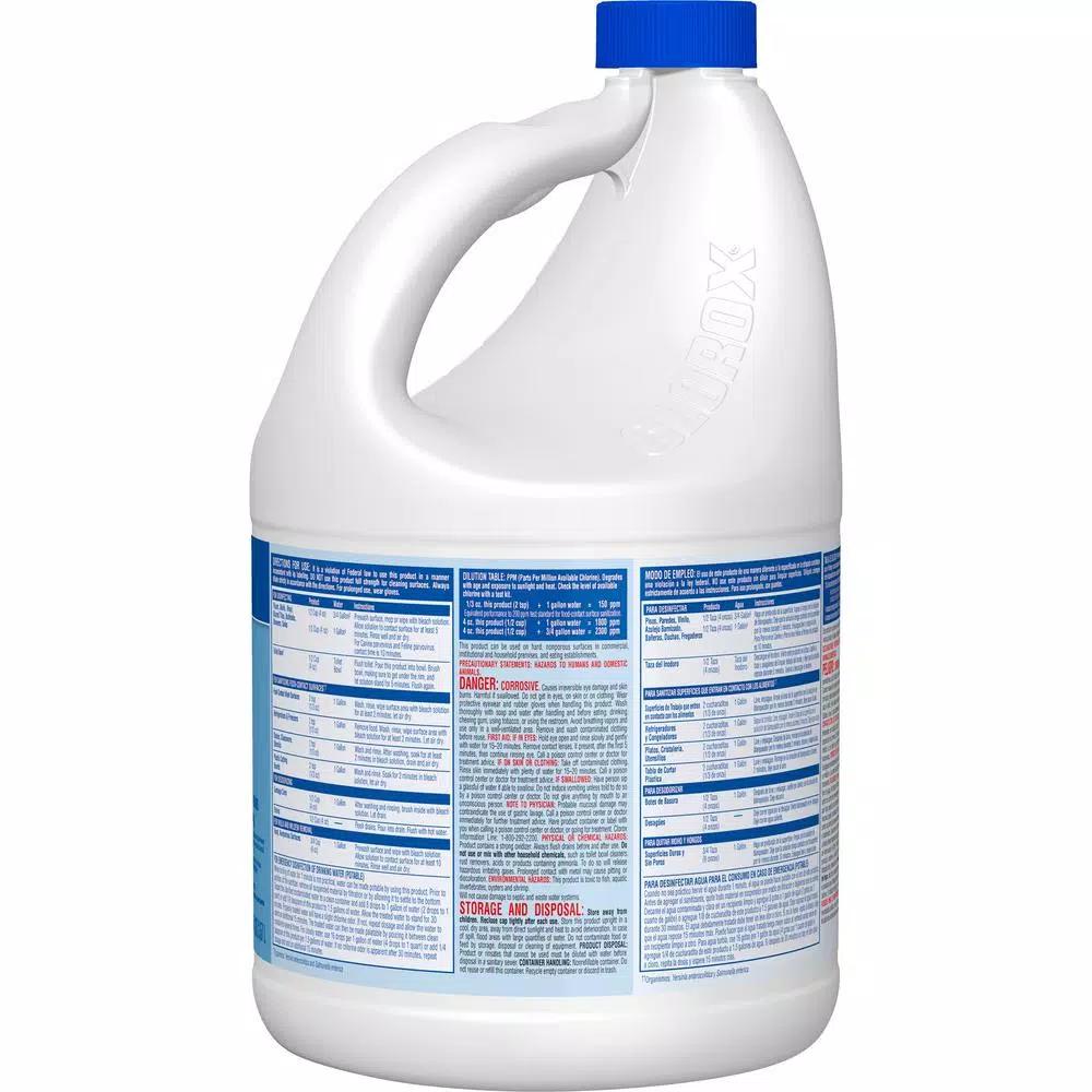 Clorox Concentrated Germicidal Bleach, 121 oz