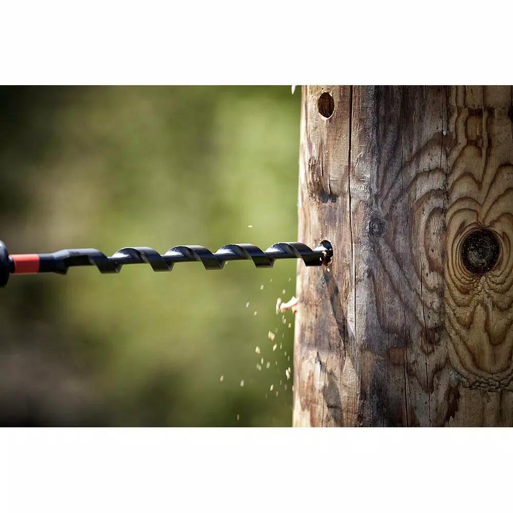 Milwaukee SHOCKWAVE 15/16 in. x 30 in. Carbon Lineman's Impact Auger Bit