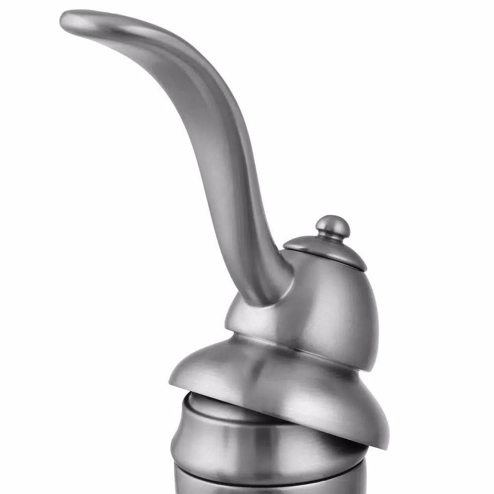 Pfister Marielle Single-Handle Mid-Arc Kitchen Faucet with Side Sprayer and Soap Dispenser, Stainless Steel