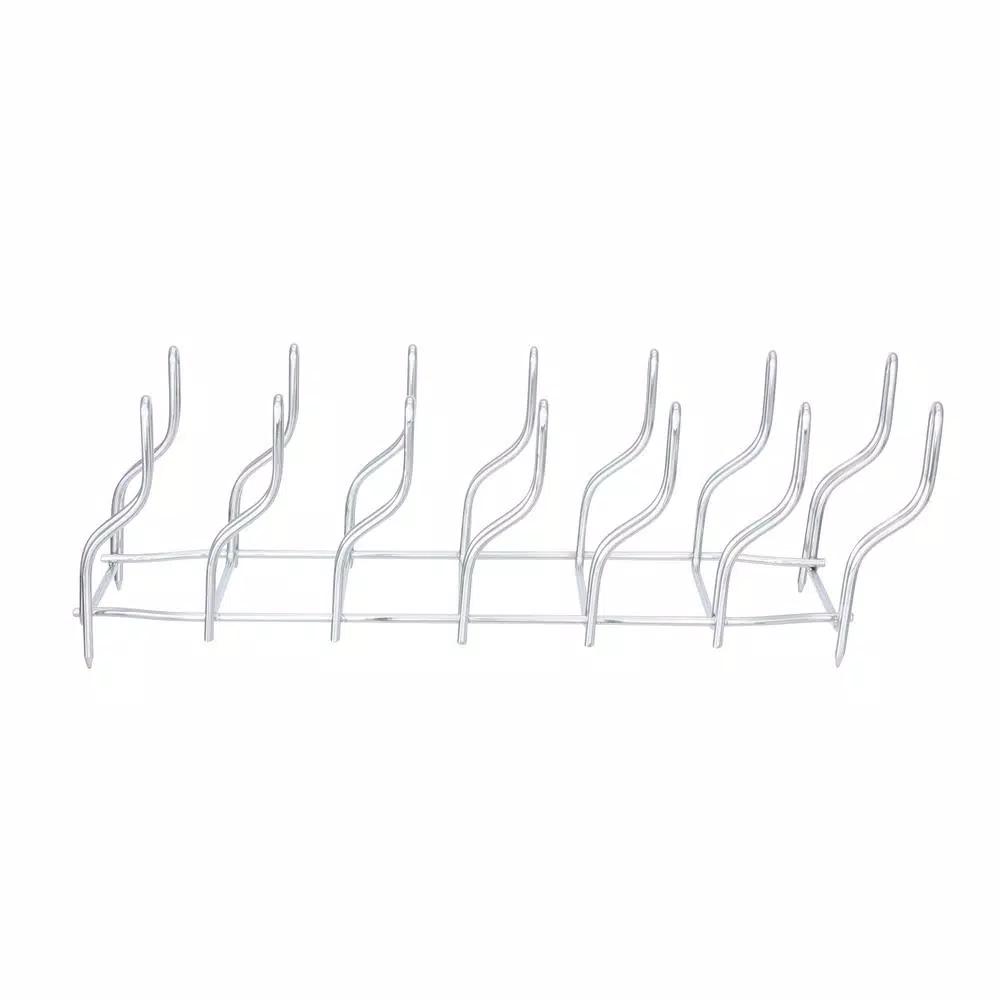 Rev-A-Shelf Chrome Drop-in Lid Organizer for Drawer Peg Board System, 16.875 in. D