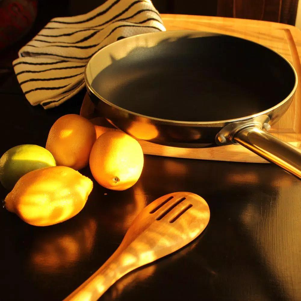 KOCH SYSTEME CS Solaris Pro 11 in. Aluminum Nonstick Frying Pan, Granite Finish