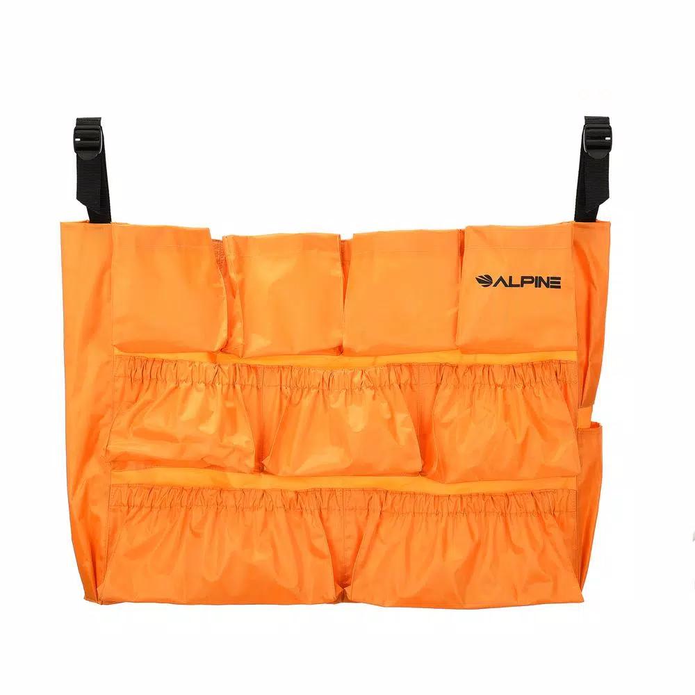 Alpine Industries 12-Pocket Trash Can Caddy Bag for 32-44 Gal. Bins