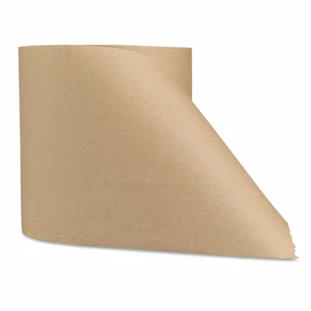 Boardwalk Green Universal Hardwound Roll Towels, Natural, 8 in. x 800 ft, 6 Rolls per Carton
