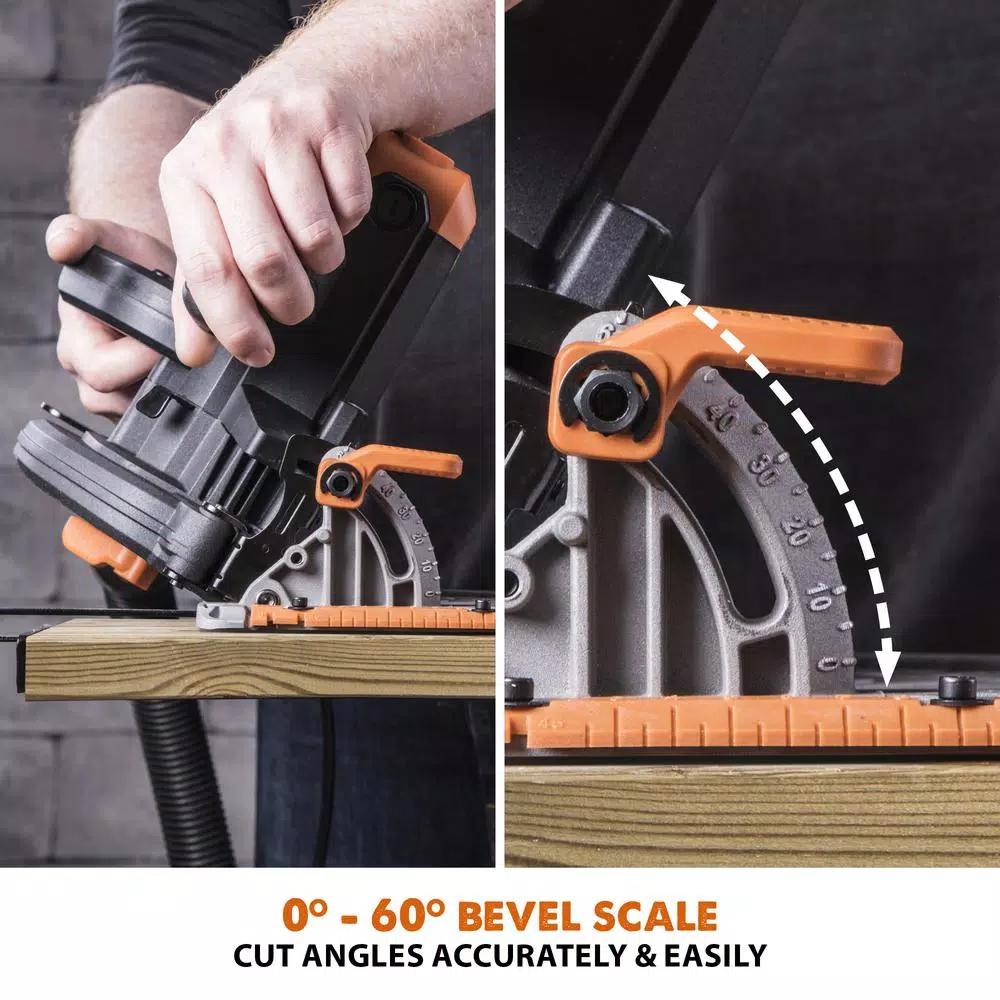 Evolution Power Tools Evolution R185CCS 15 Amp 7-1/4 in. Multi-Material Circular Saw with LED Light and Electric Brake