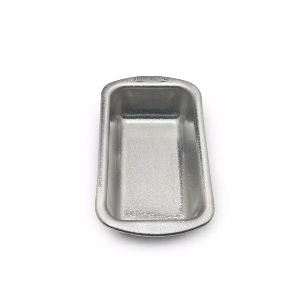 Doughmakers 8.5 x 4.5 in. Heavy Duty 16 Gauge Aluminum Loaf Pan with Patented Pebble Pattern