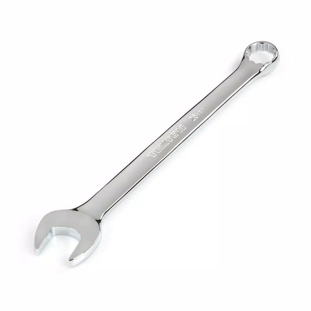 TEKTON 26 mm Combination Wrench, 12-Point Box End, Chrome Vanadium Steel