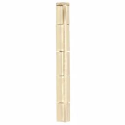 Everbilt 3-1/2 in. x 5/8 in. Radius Satin Brass Steel Butt Door Hinge, 24-Pack thumbnail 4