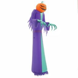 Gemmy 12 ft. Halloween Airblown Projection Inflatable Fire and Ice Jack O Reaper thumbnail 4