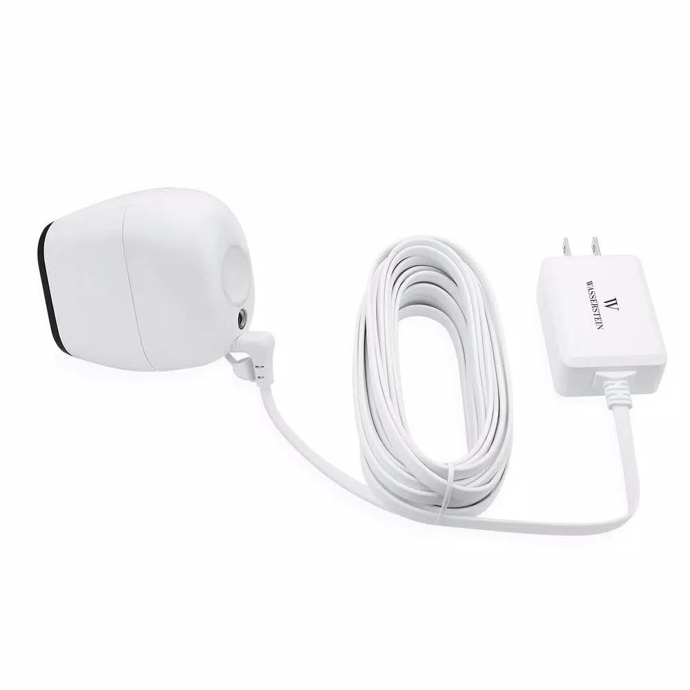 Wasserstein Weatherproof Quick Charge 3.0 Power Adapter for Arlo Pro, Pro 2 & Go (16 ft, 2-Pack, White)