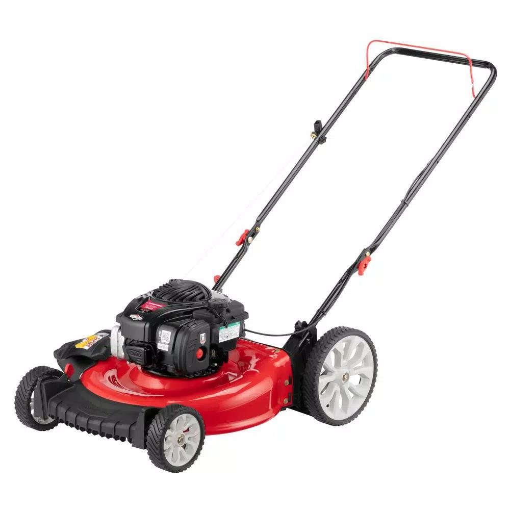 Troy-Bilt TB100 21 in. 140cc Briggs & Stratton Gas Push Lawn Mower with TriAction Cutting System
