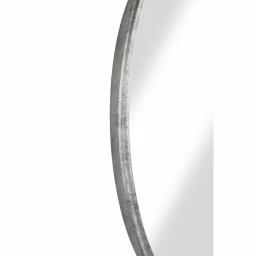 Martin Svensson Home 30 in. Round Modern Accent Mirror with Slim Pewter Metal Frame thumbnail 5