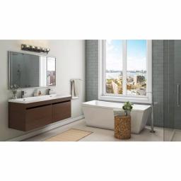Glacier Bay Farrington Freestanding Floor Mount Tub Faucet with Handheld Handshower, Chrome thumbnail 4