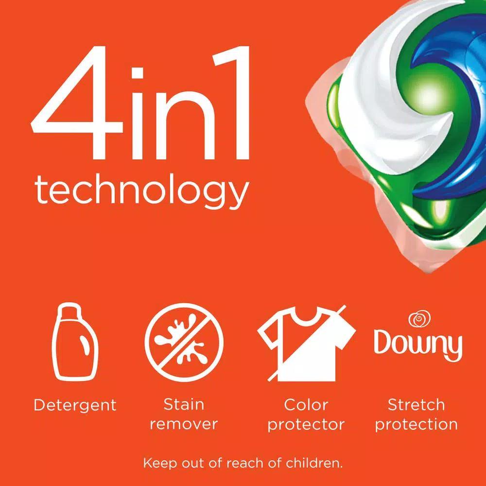 Tide PODS plus Downy Laundry Detergent Pods, April Fresh Scent, 90 Loads