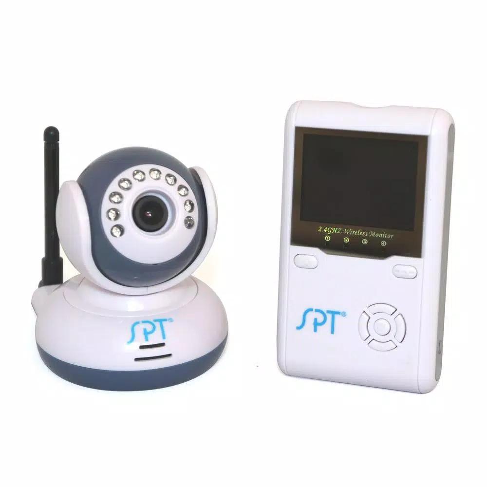 SPT 2.4 in. LCD Wireless Digital Baby Monitor Kit with Infrared Night Vision