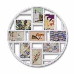 Umbra Luna White Multi-Opening Collage Picture Frame, Holds 9 Photos thumbnail 1