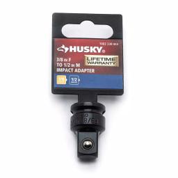 Husky 3/8 in. Female to 1/2 in. Male Drive Impact Adapter, Cr-Mo Steel thumbnail 2