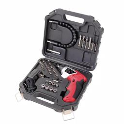 Apollo Tools 3.6V Cordless Electric Screwdriver Kit with 45-Piece Accessory Set thumbnail 1