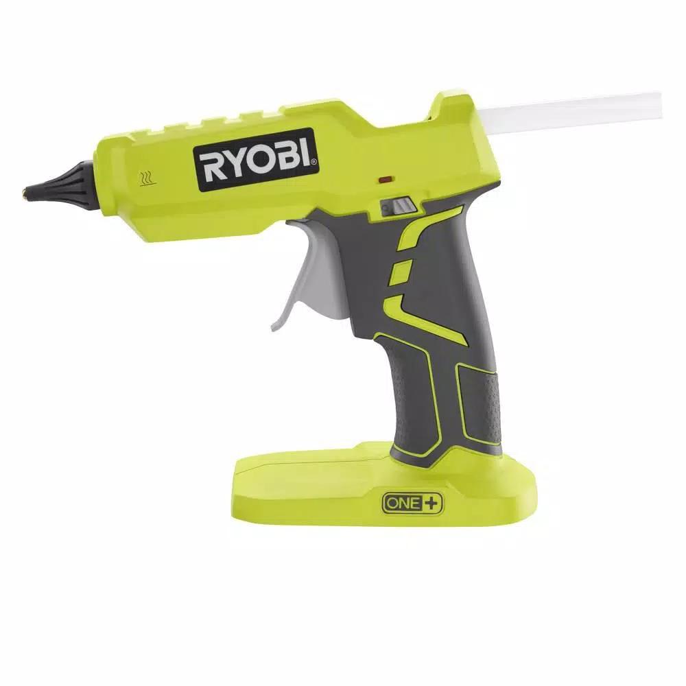 RYOBI 18V ONE+ Cordless Full Size Glue Gun Kit with 2.0 Ah Battery and Charger