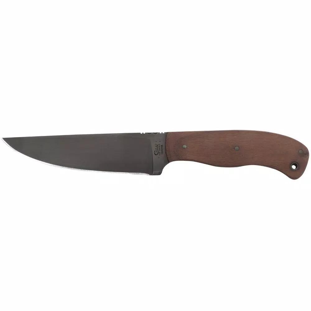 W.R. Case and Sons Cutlery Co. Case Winkler Skinner Fixed Blade Knife with Black Walnut Handle, 5.2 in. 80CrV2 Steel Blade