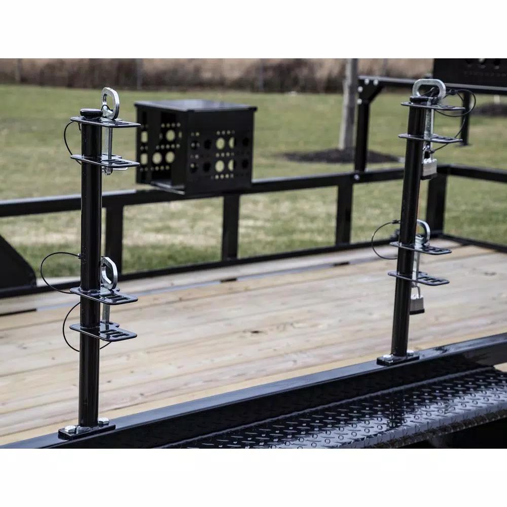 Buyers Products Company Buyers Products Lockable 2-Place Trimmer Rack for Open Trailers