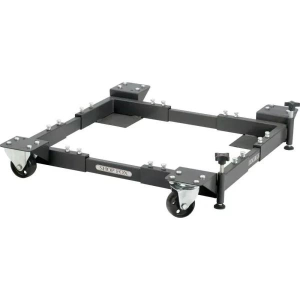 Shop Fox Extra Heavy-Duty Adjustable Mobile Base for Machinery