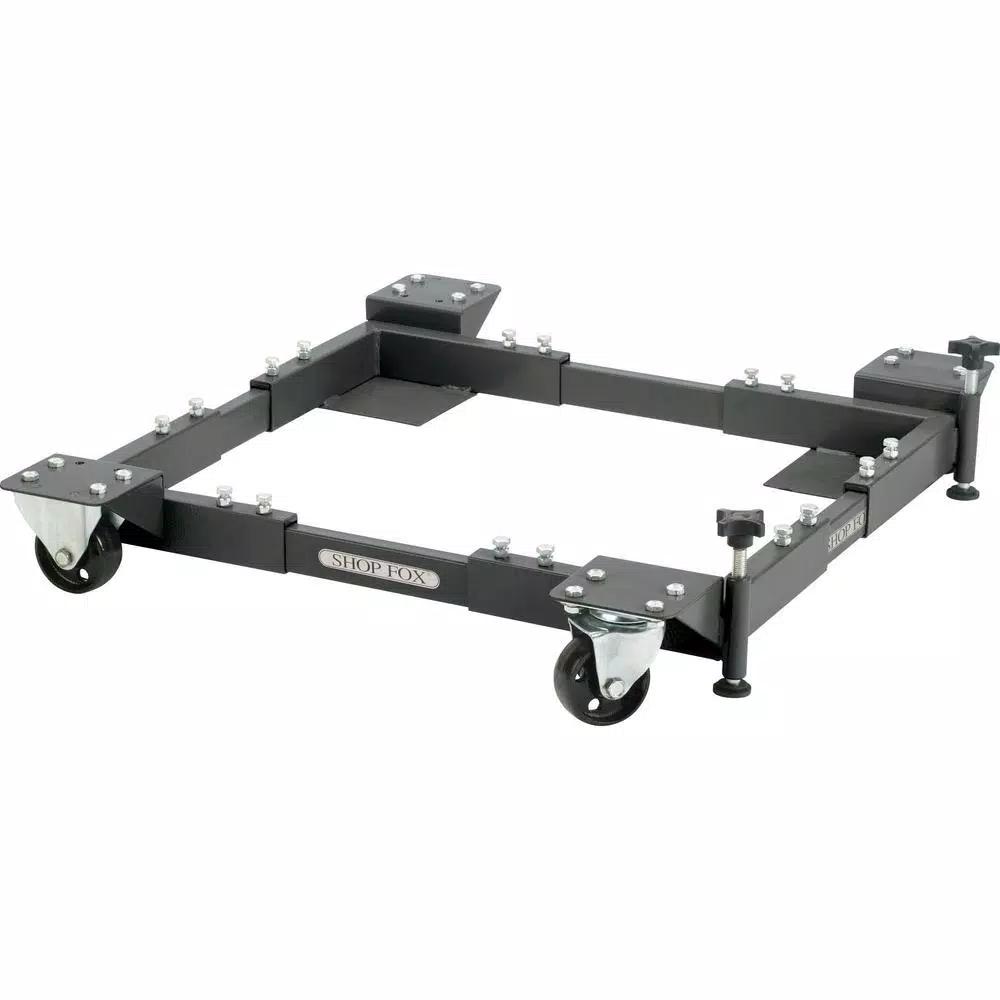 Shop Fox Extra Heavy-Duty Adjustable Mobile Base for Machinery