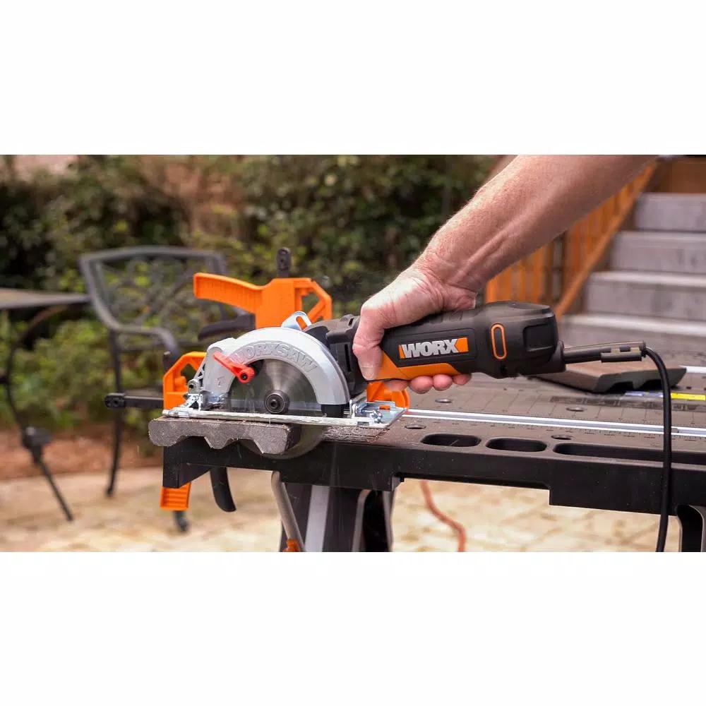 WorxSaw 4.5 Amp 4-1/2 in. Compact Corded Circular Saw