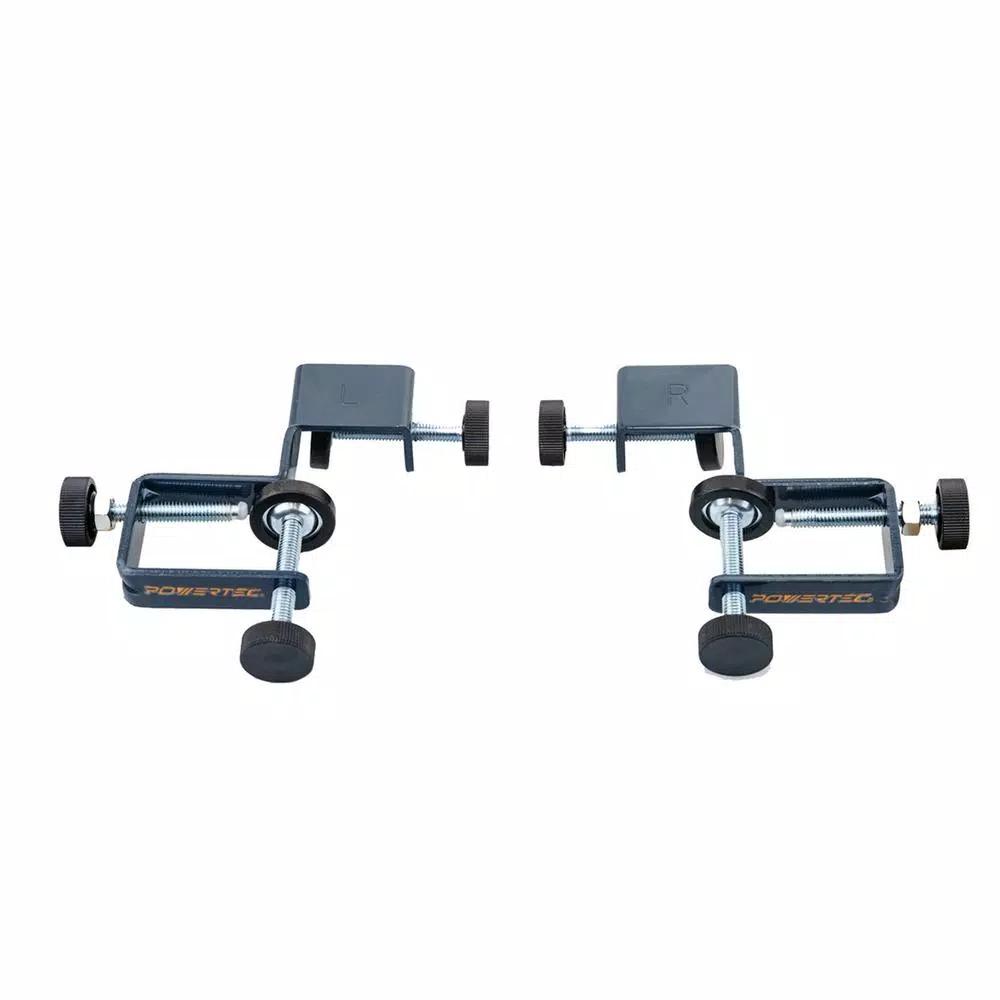 POWERTEC Drawer Front Installation Clamps for Cabinet Hardware and Woodworking