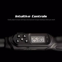 Capri Tools Digital Torque Screwdriver, Dual Direction, 1.77-35.39 in/lbs, NIST-Traceable thumbnail 4