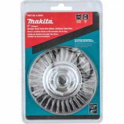 Makita 4 in. Stainless Steel Stringer Bead Twist Wire Wheel for Angle Grinders thumbnail 3