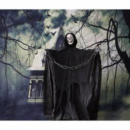 Haunted Hill Farm 5 ft. Talking Animatronic Skeleton Halloween Prop thumbnail 2