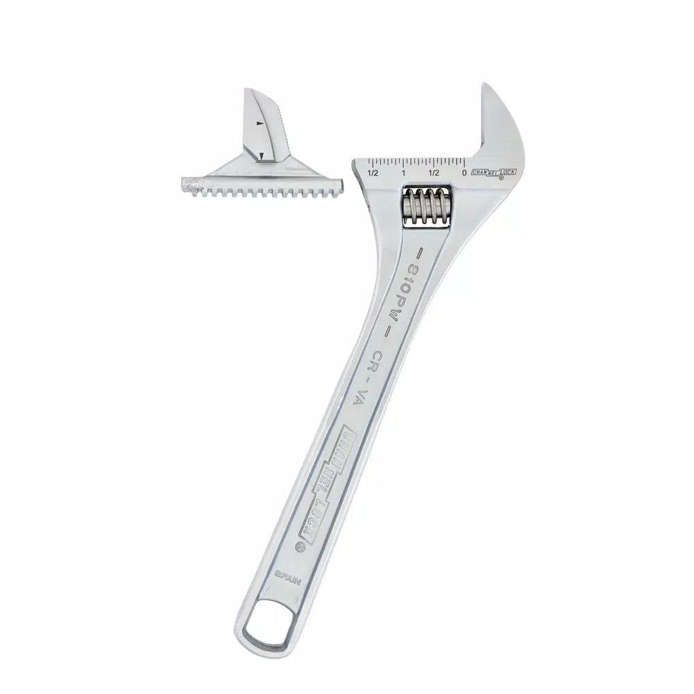 Channellock 806PW 6 in. Reversible Jaw Adjustable Pipe Wrench, Chrome Vanadium Steel