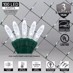 Wintergreen Lighting 48 in. x 72 in. 100-Light M5 LED Cool White Net Light Set thumbnail 3