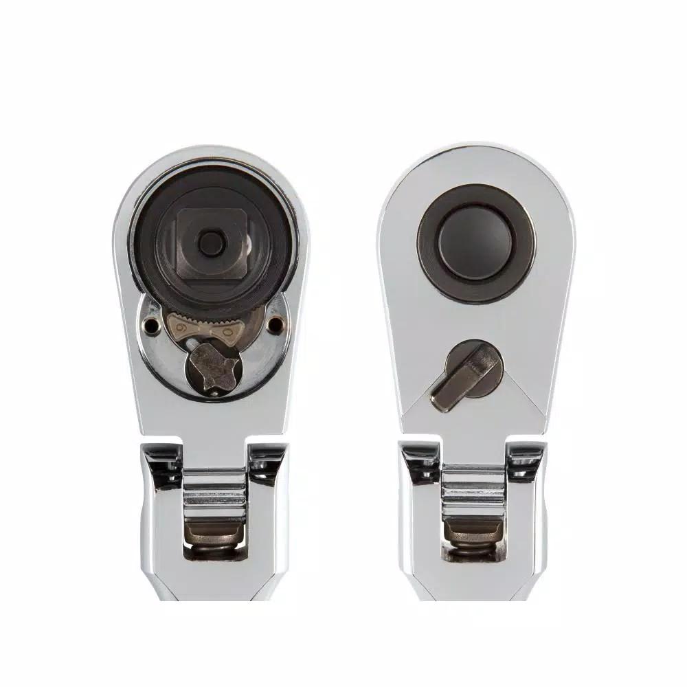 TEKTON 3-Piece Flex Quick-Release Ratchet Set, 1/4 in., 3/8 in., 1/2 in. Drives
